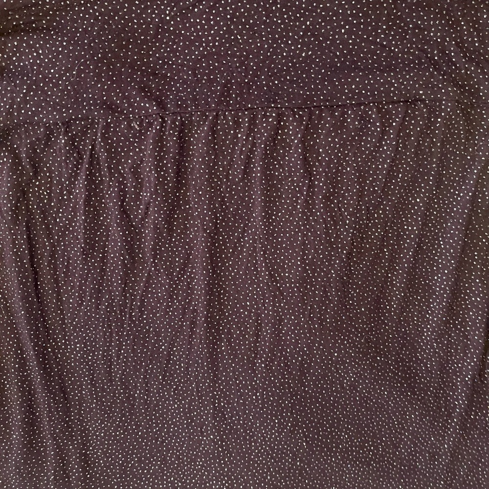 Jennifer Lopez Dark Purple Long Sleeve Top - Picture 2 of 4